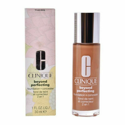 Base de Maquilhagem Fluida Clinique 0020714711849 Nº 18 Sand Nº 18-Sand 30 ml Corretor Facial
