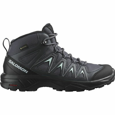 Botas de montanha Salomon X Braze Mid Gore-Tex Mulher Preto