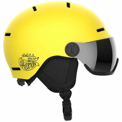Capacete de esqui Salomon Orka Visor Vib Infantil Unissexo 56-59 cm Amarelo