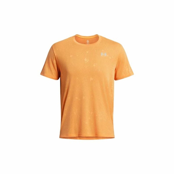Camisola de Manga Curta Homem Under Armour Launch Laranja escuro
