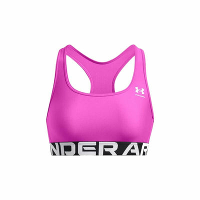 Sutiã Desportivo Under Armour Hg Mid Branded Roxo Rosa-escuro