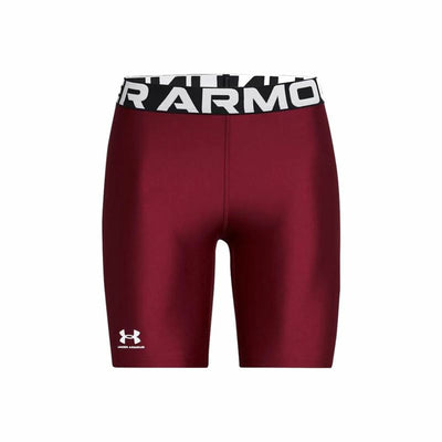 Leggings de Desporto Homem Under Armour Hg 8In Castanho-avermelhado Vermelho Carmesim