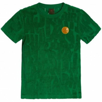 Camisola de Manga Curta Infantil Jordan JDB FUEL UP COOL DOWN DROPS SS 95D151 E1P Verde