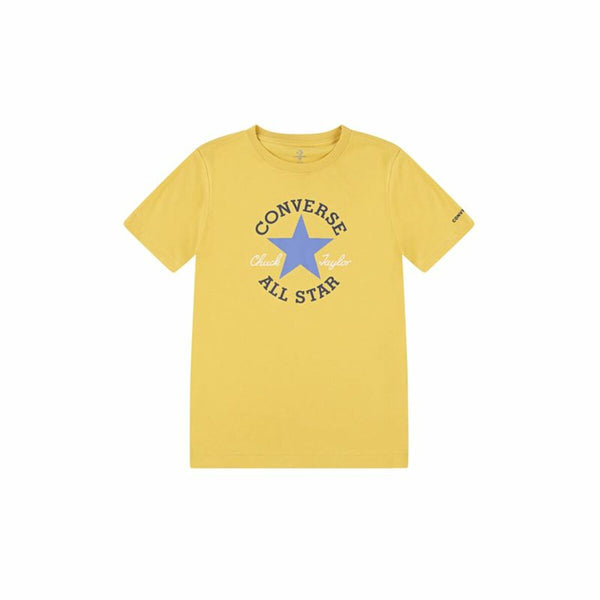 Camisola de Manga Curta Infantil Converse Cnvb Dissected Chuck Patch Ss Dourado 12-13 Anos