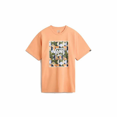 Camisola de Manga Curta Homem Vans MN CLASSIC PRINT BOX VN0A5E7YD051 Laranja