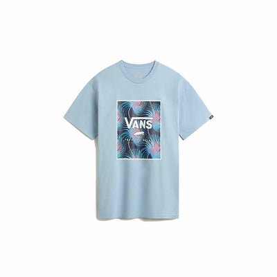 Camisola de Manga Curta Homem Vans VN0A5E7YCZI1 Azul celeste