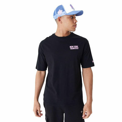 Camisola de Manga Curta Homem New Era  WORDMARK OS TEE NEYYAN 60435524  Preto (XL)
