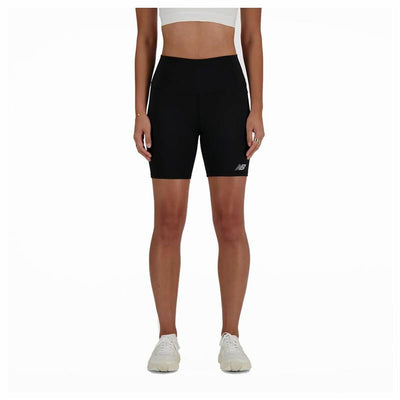 Calções de Mulher New Balance Nb Harmony High Rise Preto