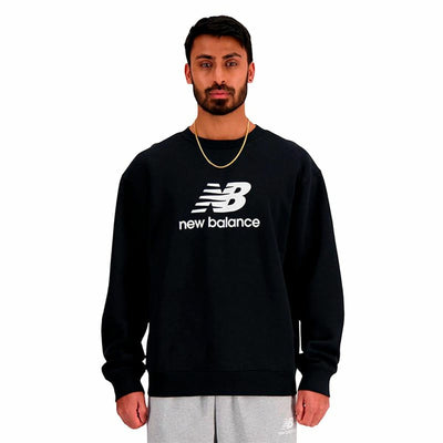 Polar sem Capuz Homem New Balance Sport Essentials Fleece Logo Preto