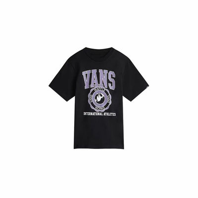 Camisola de Manga Curta Infantil Vans Inter V Ss Preto