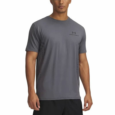 Camisola de Manga Curta Homem Under Armour Cinzento escuro