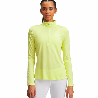 Camisola de Manga Comprida de Mulher Under Armour Tech 1/2 Zip Amarelo