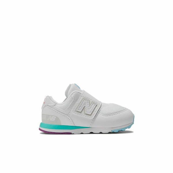 Sapatilhas de Desporto Infantis New Balance 574 NEW-B HOOK LOOP Branco