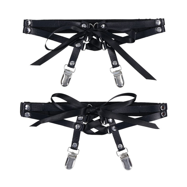 Cinta de Ligas Sportsheets Preto Tamanho único