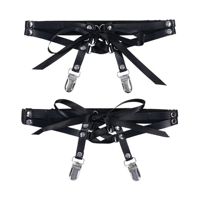 Cinta de Ligas Sportsheets Preto Tamanho único