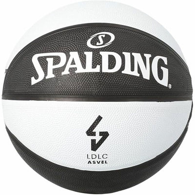 Bola de Basquetebol Spalding Asvel Sz7 Branco Preto (Tamanho 7)