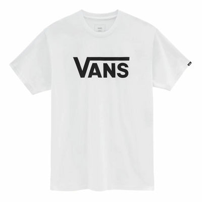 Camisola de Manga Curta Homem Vans Mn Classic Branco Preto