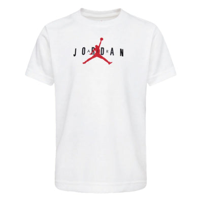 Camisola de Manga Curta Infantil Jordan JUMPMAN SUSTAINABLE GRAPHI 85B922 001 Branco