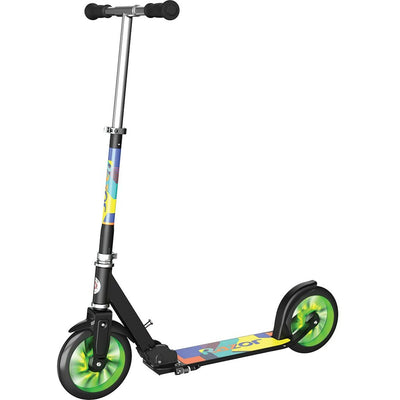 Trotinete A5 Lux Light-Up Razor 13073033 Preto Verde Multicolor
