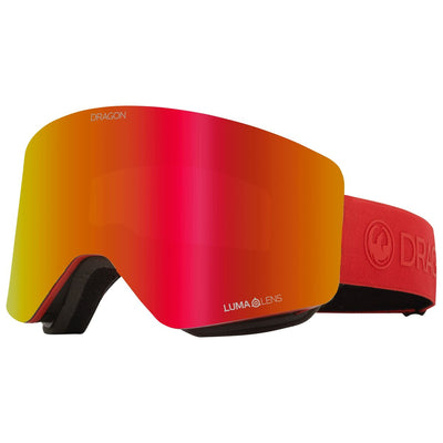 Óculos de esqui  Snowboard Dragon Alliance R1 Otg Vermelho