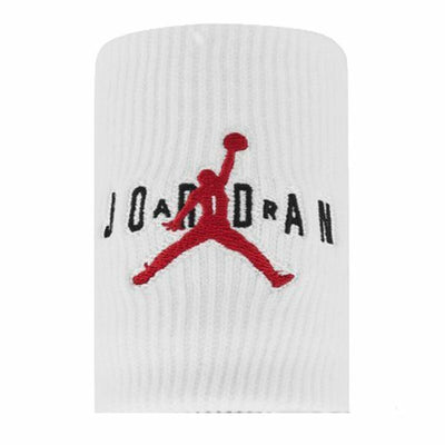 Protetor de Pulso Desportivo Jordan Jumpman Terry Branco Tamanho único