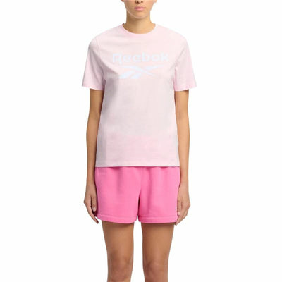 Camisola de Manga Curta Mulher Reebok Identity Big Cor de Rosa