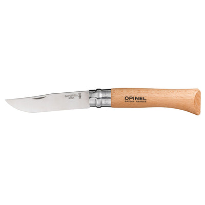 Navalha Opinel Nº10 Aço inoxidável madeira de faia 10 cm