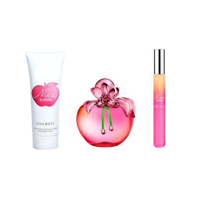 Conjunto de Perfume Mulher Nina Ricci Nina Illusion EDP 3 Peças