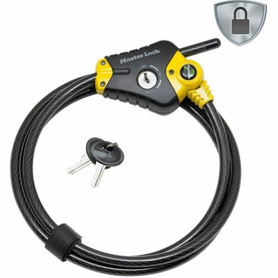 Cadeado com chave Master Lock Preto