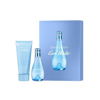 Conjunto de Perfume Mulher Davidoff Cool Water EDT