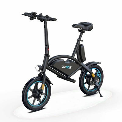 Bicicleta Elétrica Gyroor Preto 350 W 7,8 ah 14