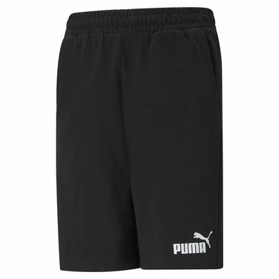 Shorts infantis Puma Essentials Jersey Shorts Preto