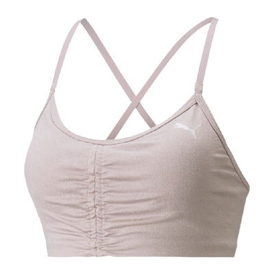 Sutiã Desportivo Puma Low Impact Studio Foundation Cinzento Malva