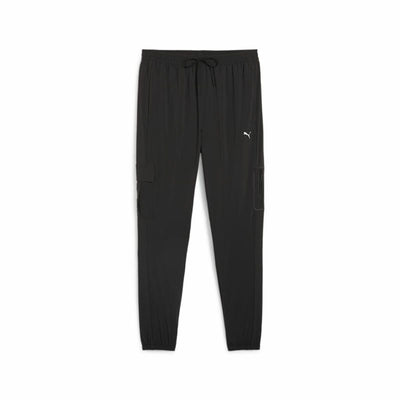 Calças de Treino para Adultos Puma Flex Woven Cargo Preto Homem
