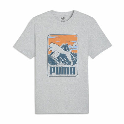 Camisola de Manga Curta Homem Puma GRAPHICS Mountain Cinzento