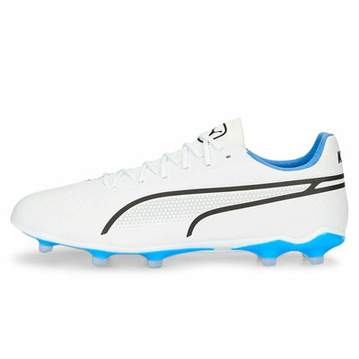 Chuteiras Infantis Puma Ultra 5 Match It + Mid Branco