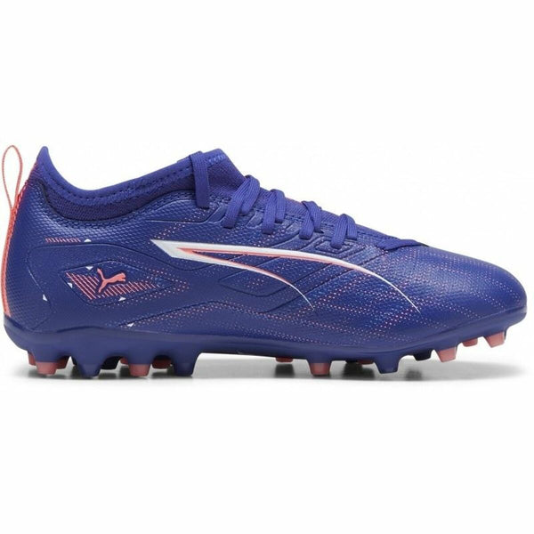 Chuteiras Infantis Puma Ultra 5 Match Mg Roxo