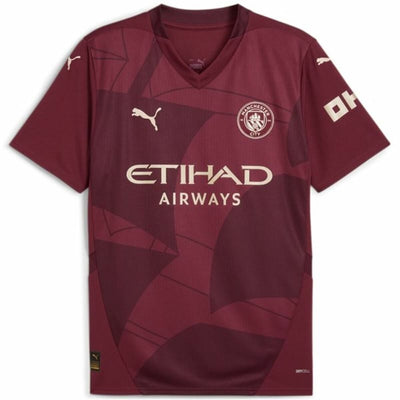 T-Shirt de Futebol de Manga Curta Homem Puma Mcfc Third Jersey Replica