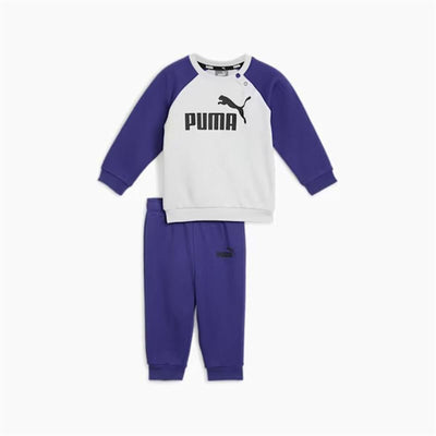 Fato de Treino Infantil Puma Minicats Ess Raglan Jogger Fl Azul Marinho