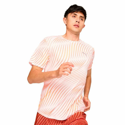 T-Shirt de Desporto de Manga Curta Puma Run Favorite Aop Ss M