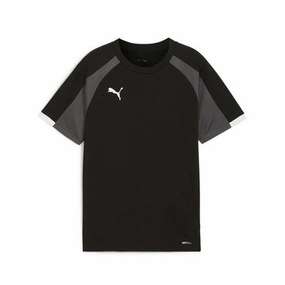 T-Shirt de Futebol para Crianças Puma Individualliga Preto