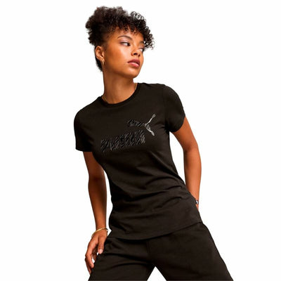 Camisola de Manga Curta Mulher Puma Essentials + Animal