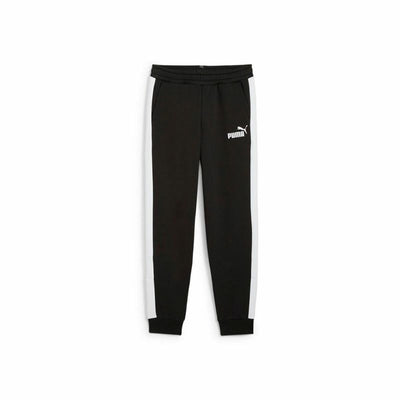 Calças de Treino Infantis Puma Ess Block Preto