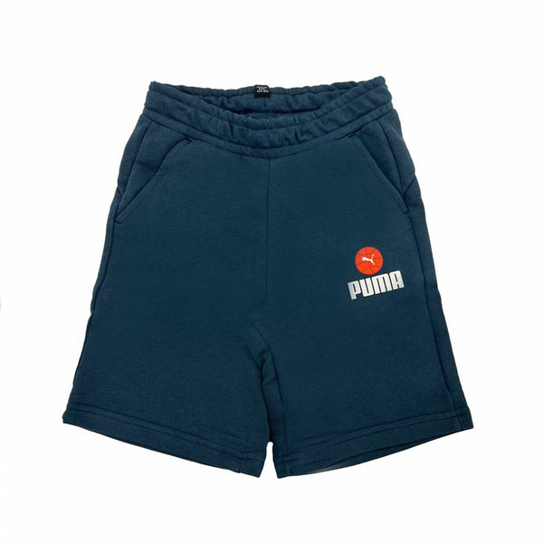 Shorts infantis Puma Blank Azul escuro