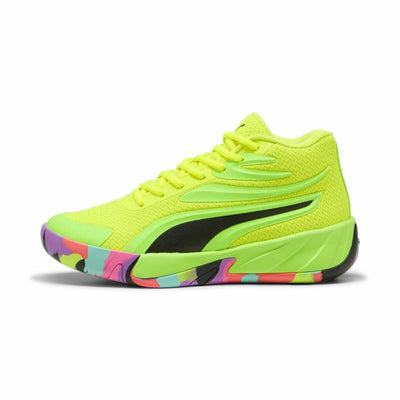 Sapatilhas de Basquetebol para Adultos Puma Court Pro Marble Amarelo