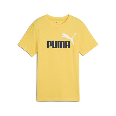 Camisola de Manga Curta Infantil Puma ESS 2 COLOR No.1 Logo Tee B 685778 55 Amarelo