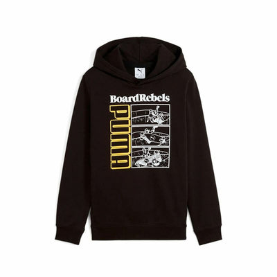 Camisola com Capuz Menina Puma Mid90S Tr B Preto