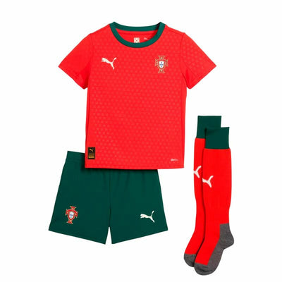 Fato de Treino Infantil Puma Portugal Home Minikit Vermelho