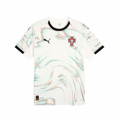 T-Shirt de Futebol de Manga Curta Homem Puma Portugal Away Repl Branco