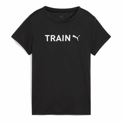 Camisola de Manga Curta Mulher Puma Graphics Preto